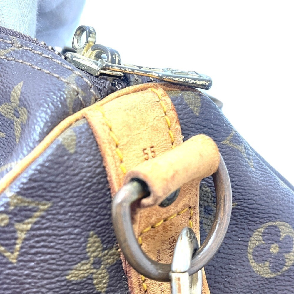 LOUIS VUITTON Authentic Brown Monogram Canvas Boston Bag - Picture 15 of 16